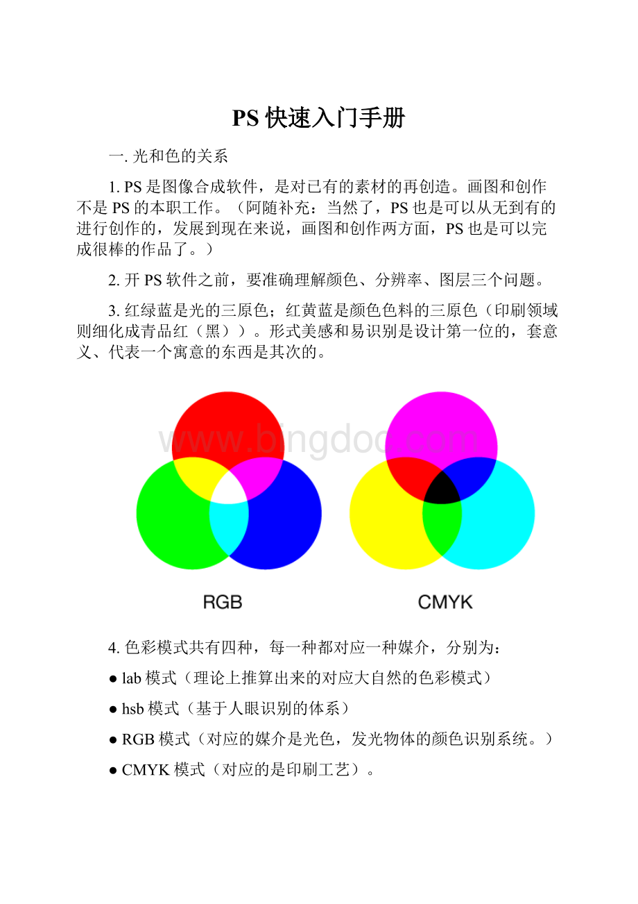 PS快速入门手册.docx_第1页