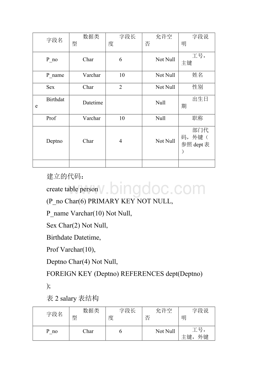 昆工数据库原理上机实验报告.docx_第2页