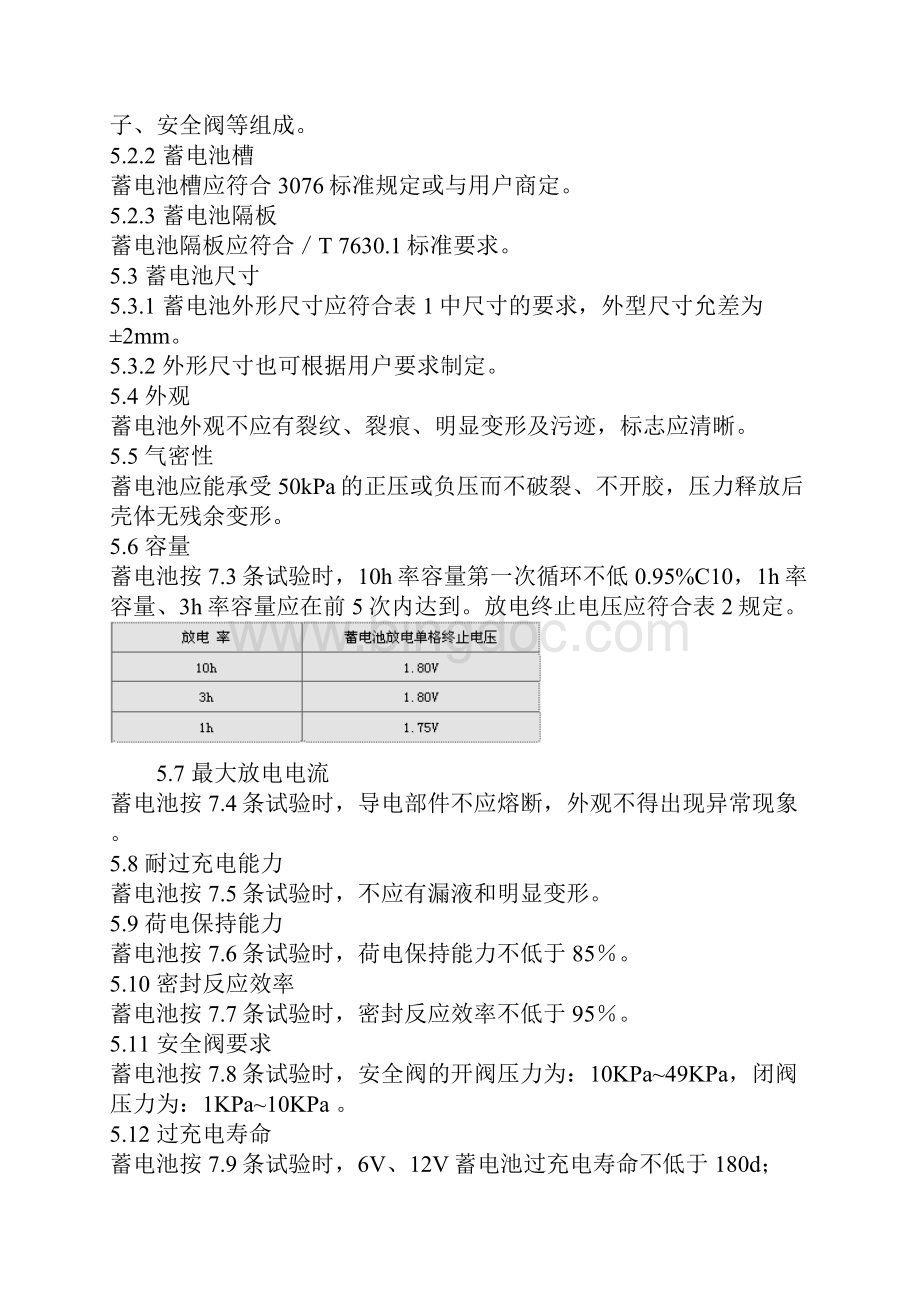 固定型阀控式密封铅酸蓄电池的标准.docx_第2页