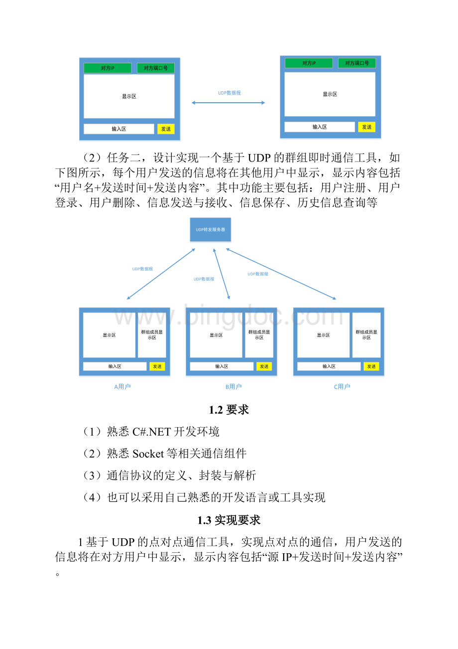 基于UDP的即时通信工具的设计开发.docx_第3页