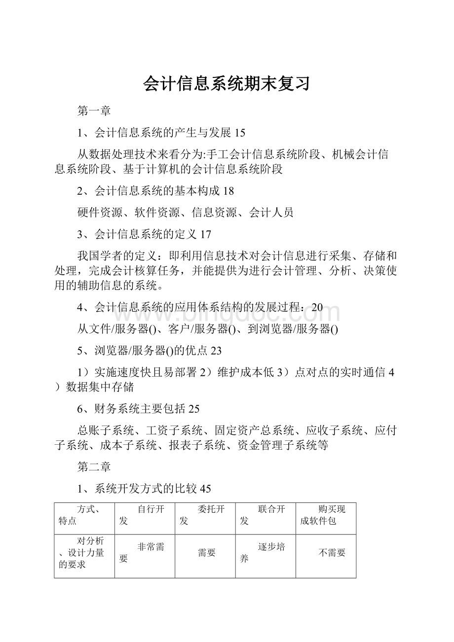 会计信息系统期末复习.docx_第1页