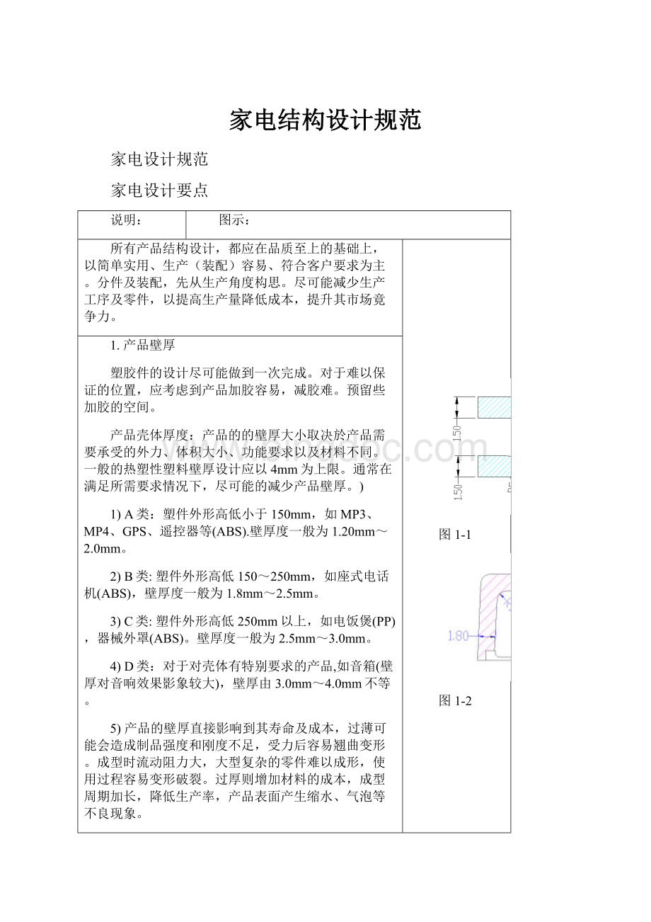 家电结构设计规范.docx_第1页
