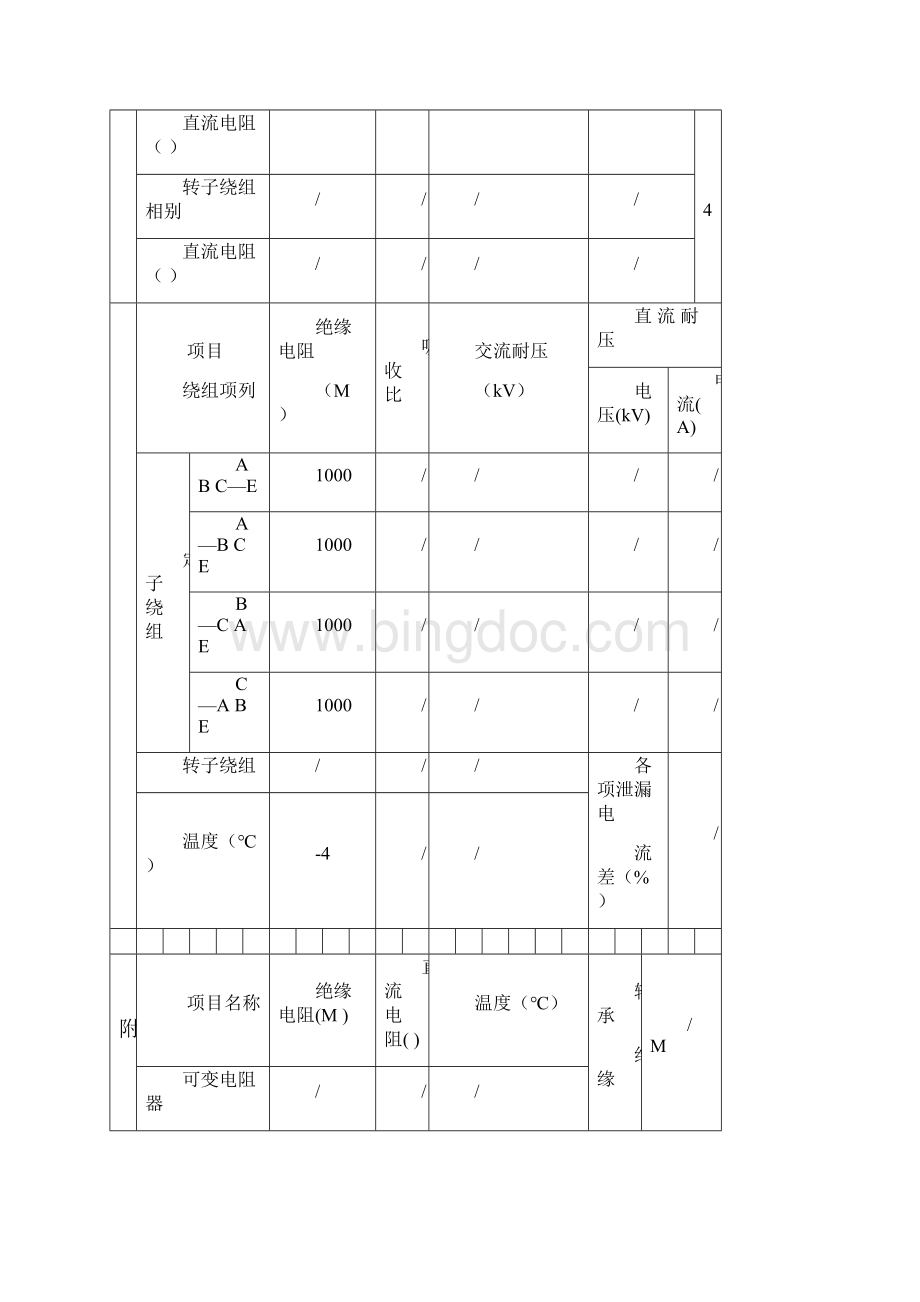 交流电动机试验记录.docx_第2页