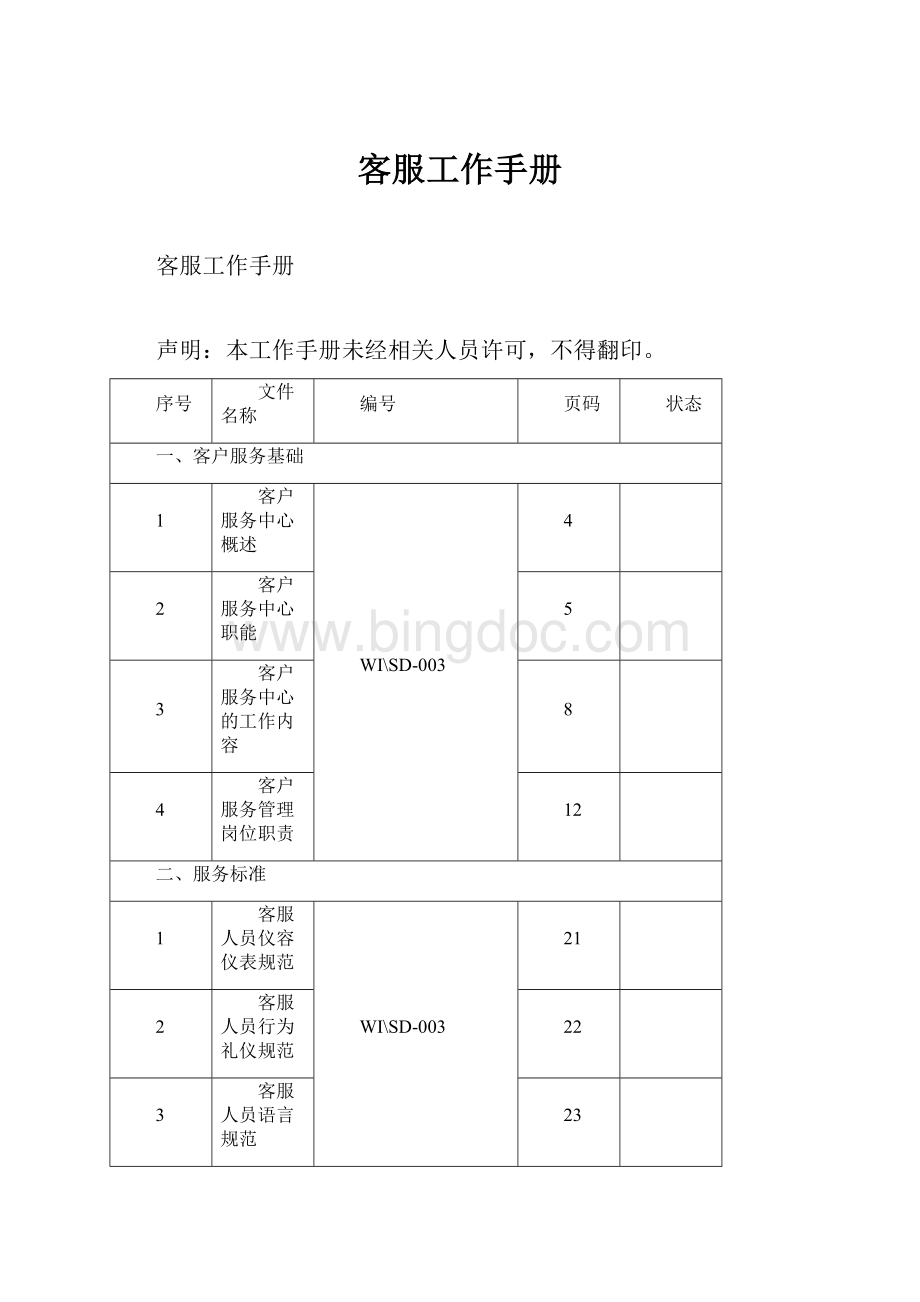 客服工作手册.docx