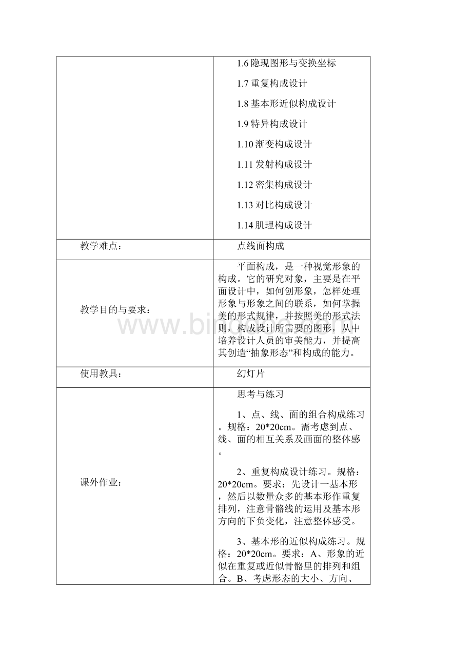 《三大构成》课程教学方案设计.docx_第3页