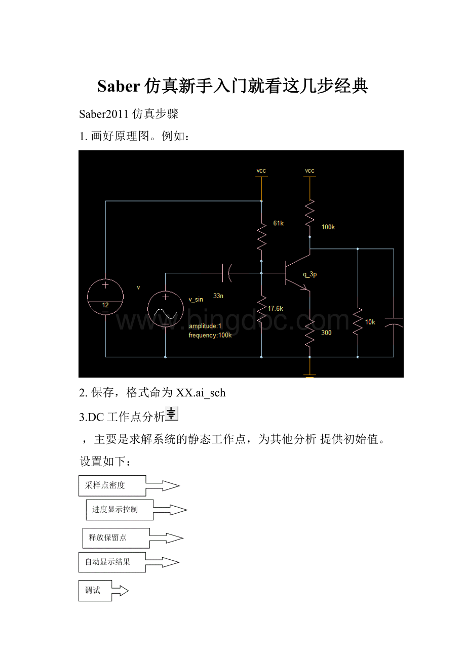 Saber仿真新手入门就看这几步经典.docx