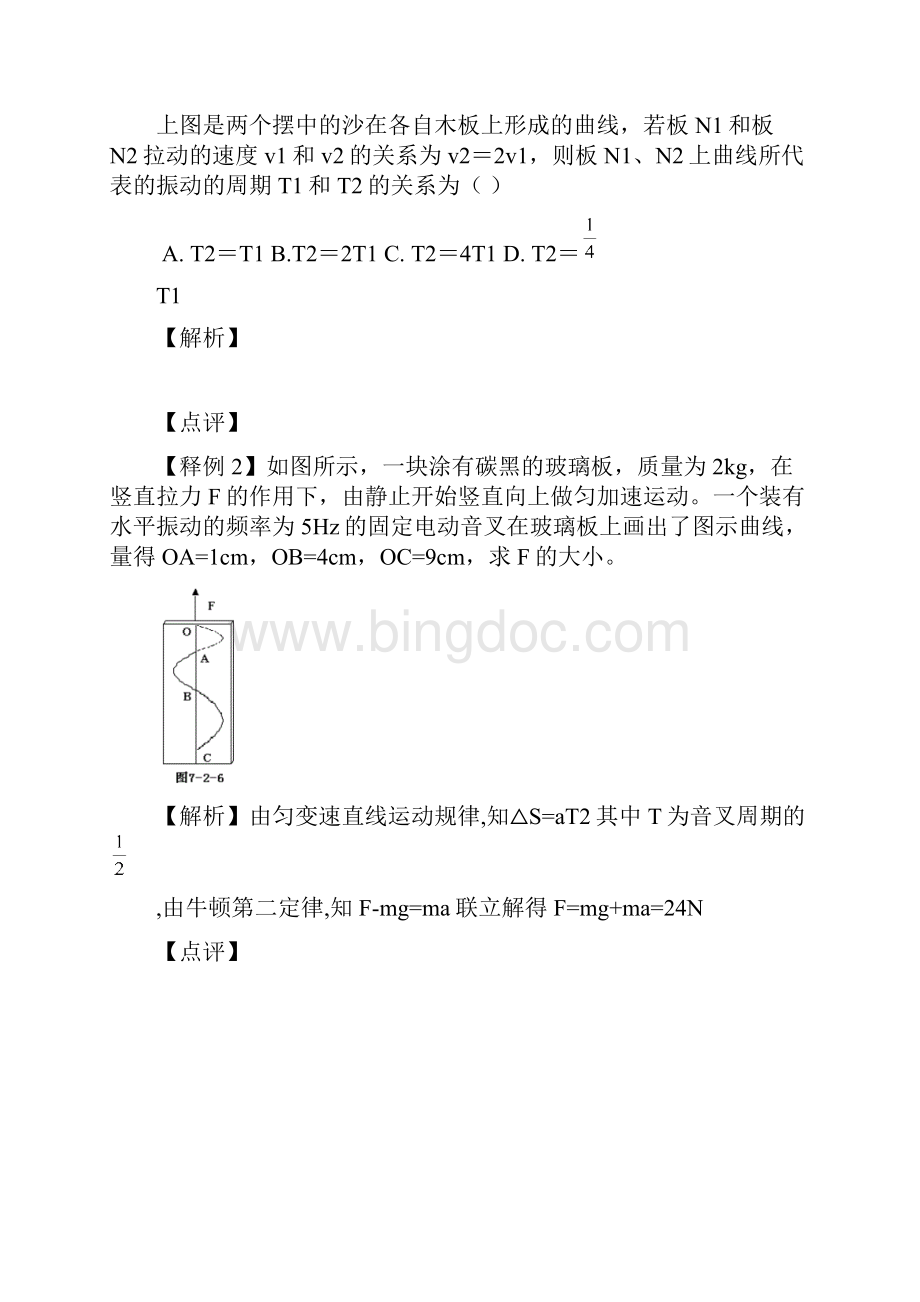 专题 简谐运动的图象《机械振动与波》要点.docx_第3页