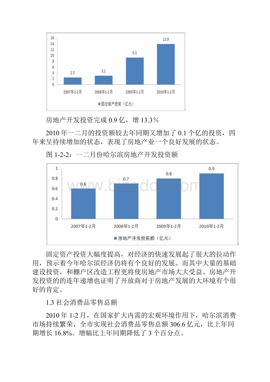 房地产市场分析年月哈尔滨房地产市场月报.docx_第2页