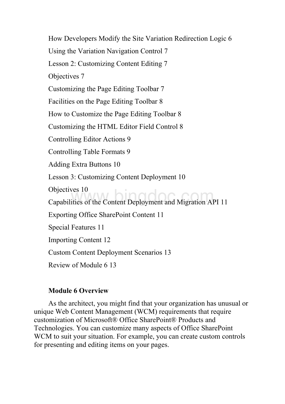 Module 6Extending Web Content Management.docx_第3页