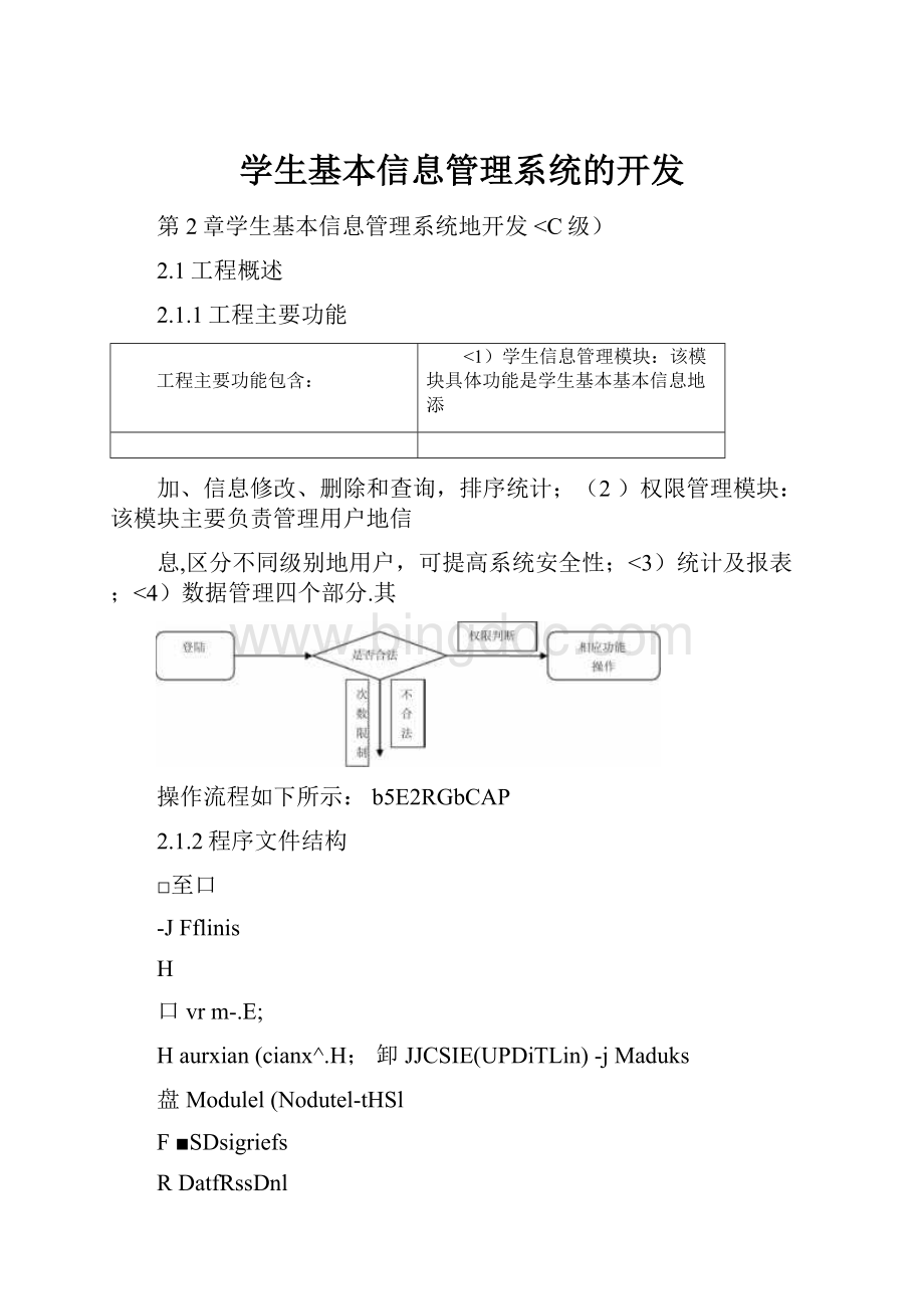 学生基本信息管理系统的开发.docx_第1页