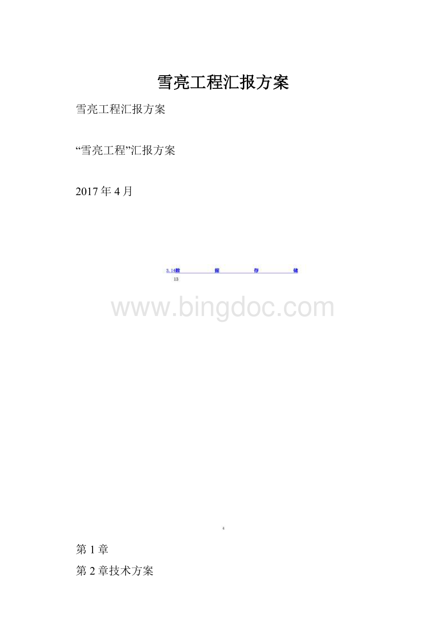 雪亮工程汇报方案.docx