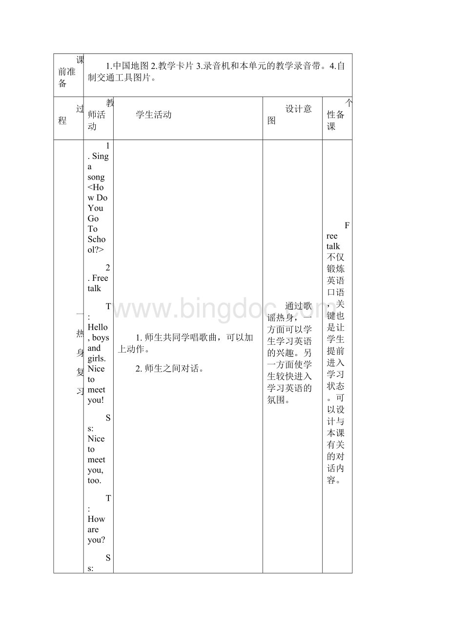 小学英语六年级上册第一单元教案.docx_第2页