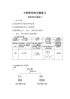 9物质结构专题复习.docx