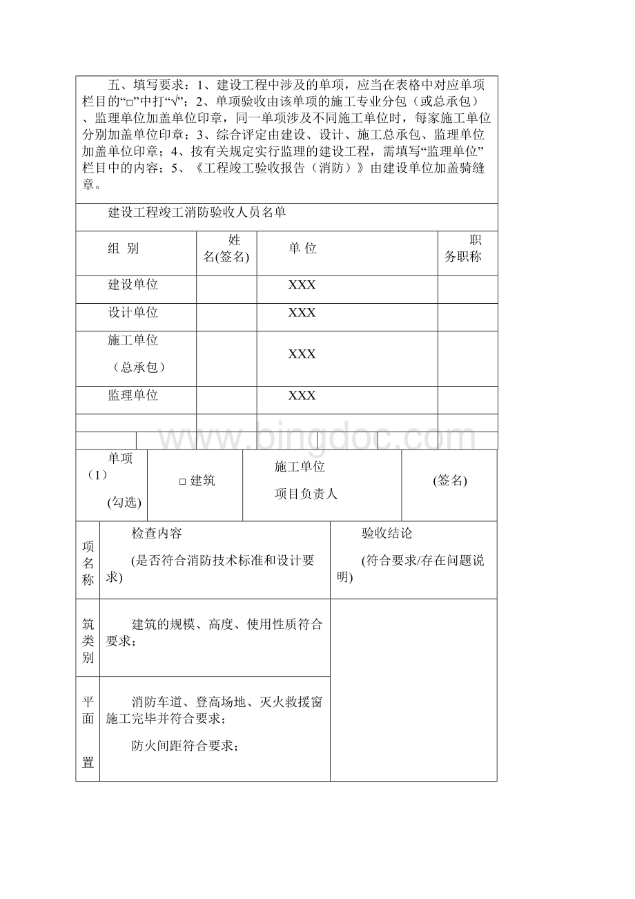 工程竣工验收报告消防.docx_第2页