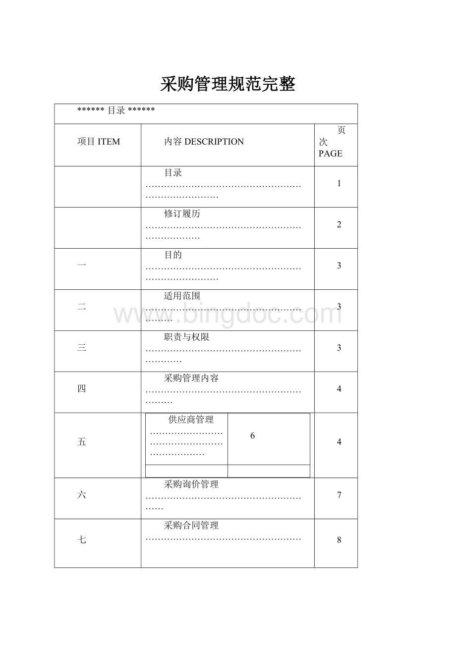 采购管理规范完整.docx