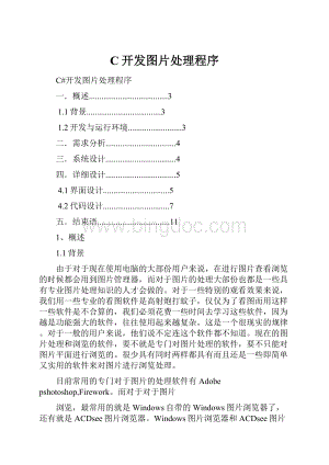 C开发图片处理程序.docx