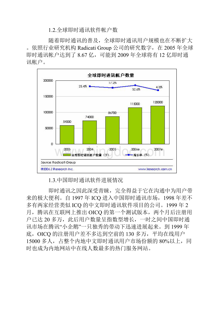 中国即时通讯简版分析报告.docx_第2页