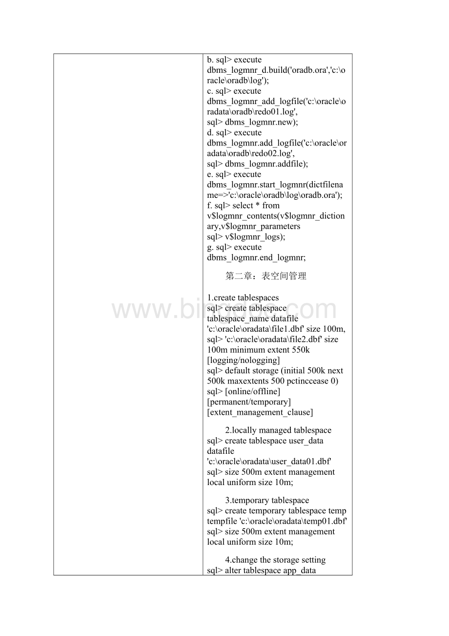 Oracle里的常用命令.docx_第2页