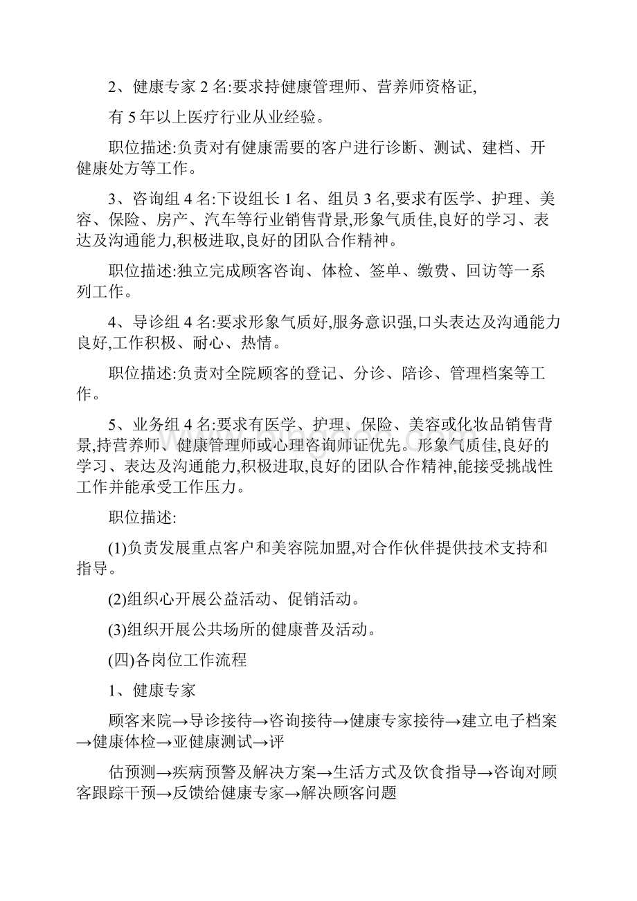 县健康会所中心机构建立设计方案.docx_第3页