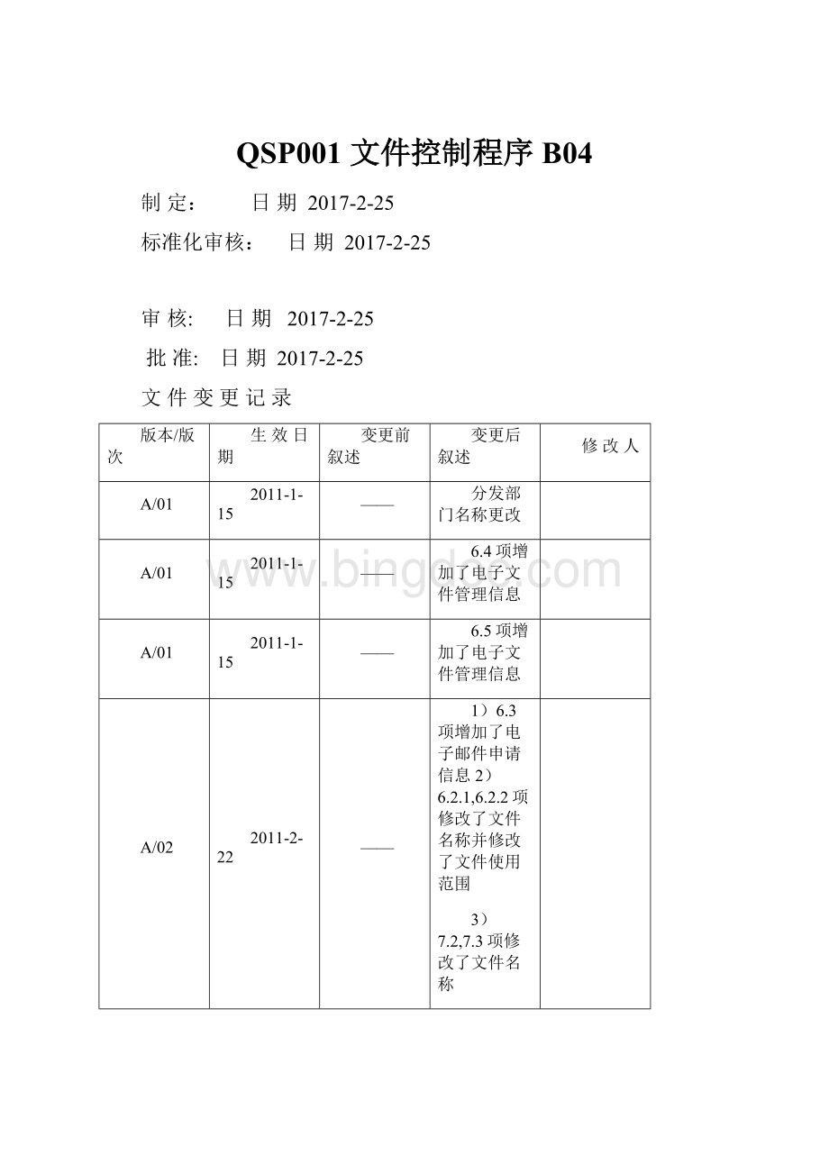 QSP001 文件控制程序B04.docx