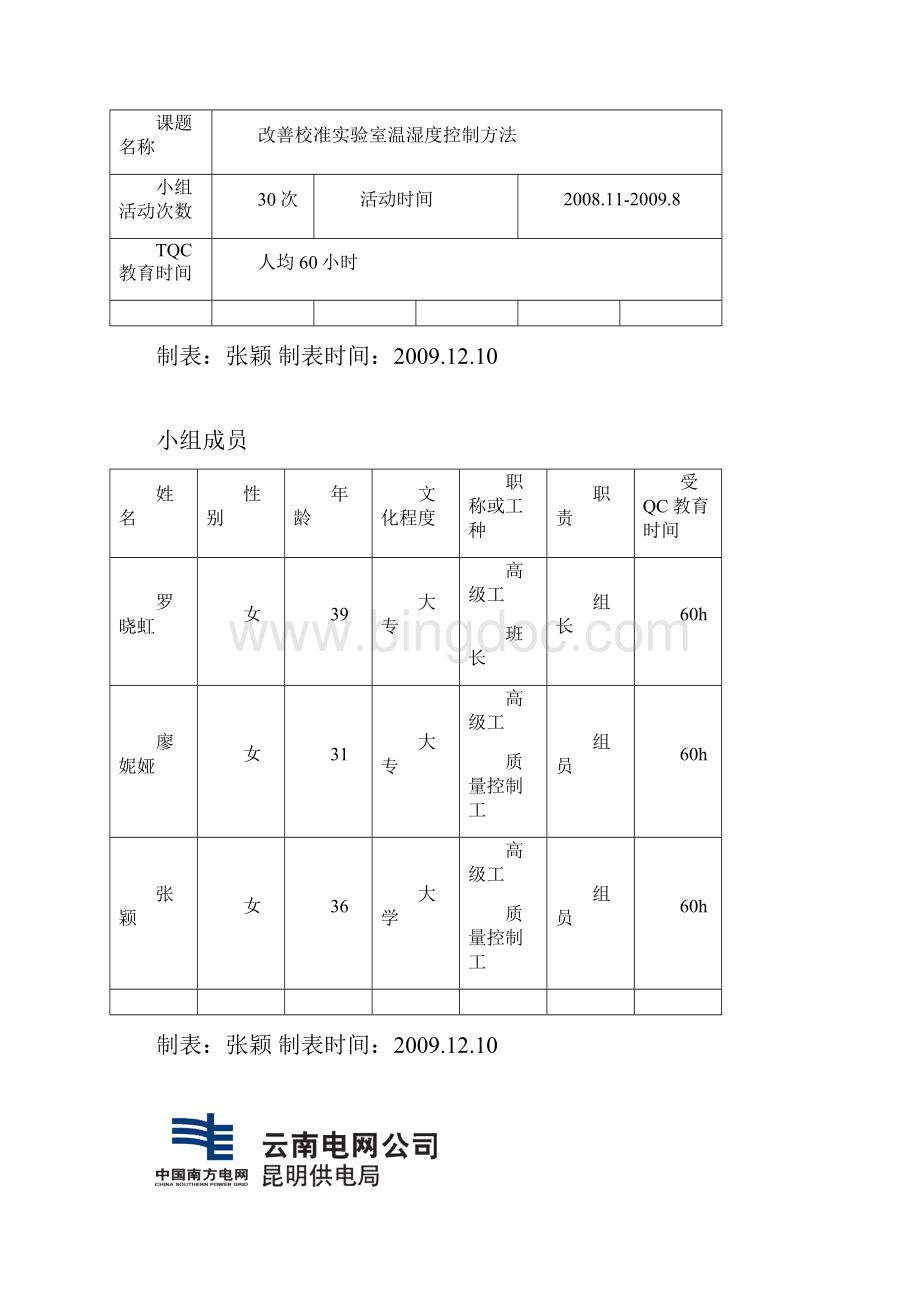 QC小组活动成果报告书质量控制班1.docx_第3页