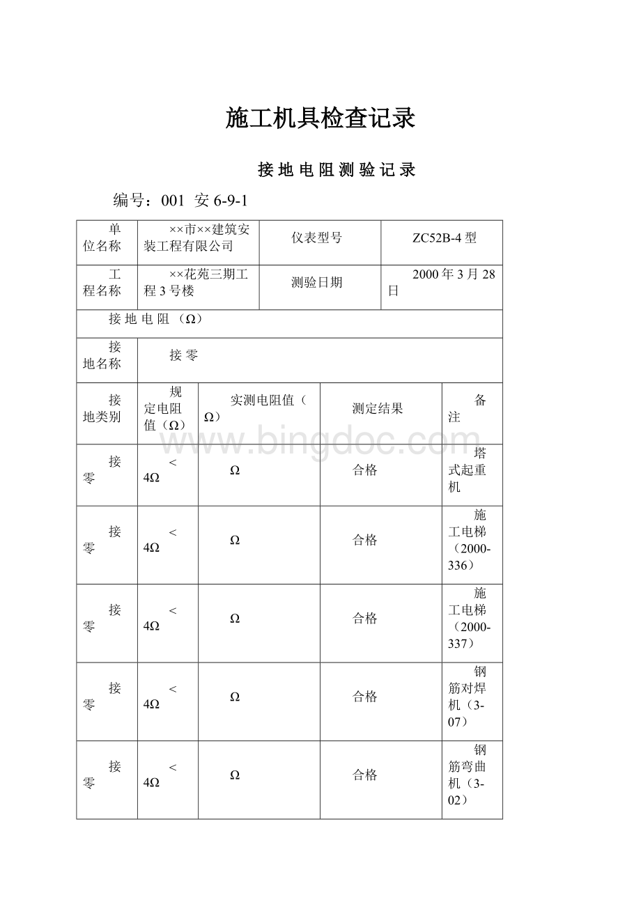 施工机具检查记录.docx