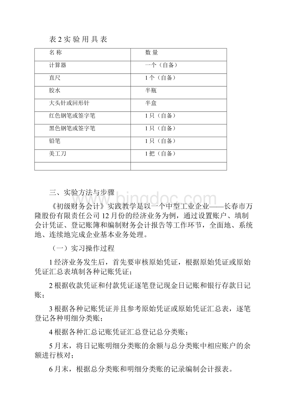 江西农业大学会计实训报告.docx_第3页