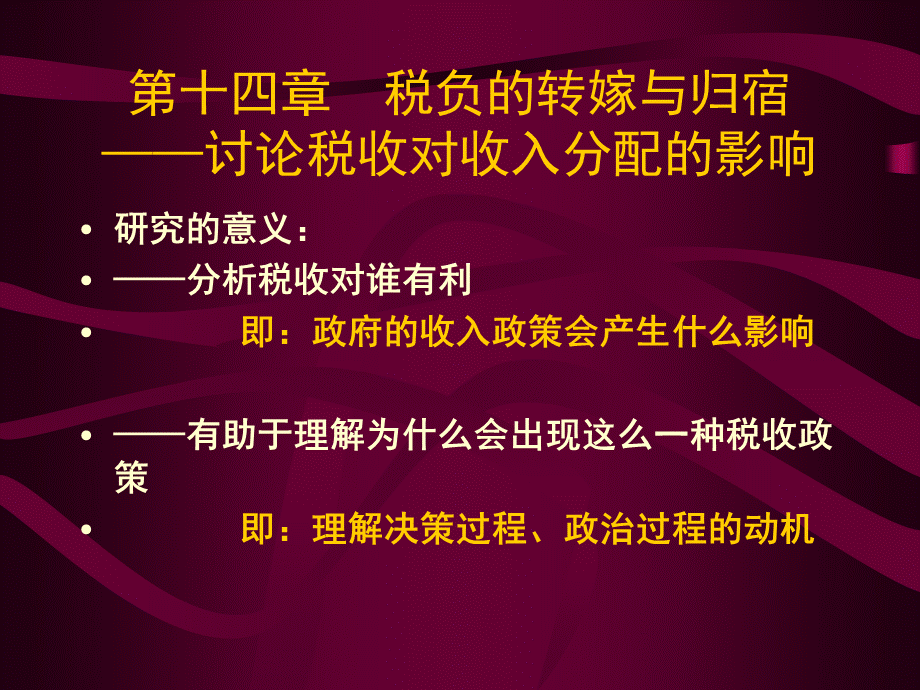 蒋洪第十三章_税负的转嫁与归宿.pptx_第1页