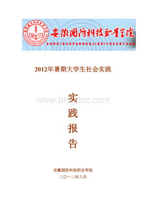 暑期大学生社会实践.doc