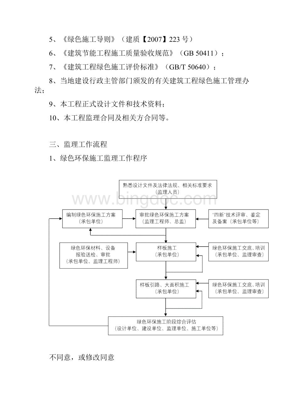 绿色环保建筑施工监理实施细则范本.docx_第2页