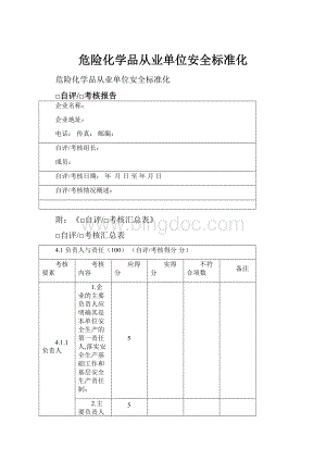 危险化学品从业单位安全标准化.docx