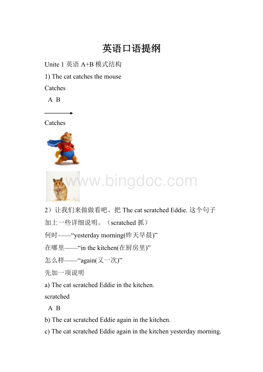 英语口语提纲.docx