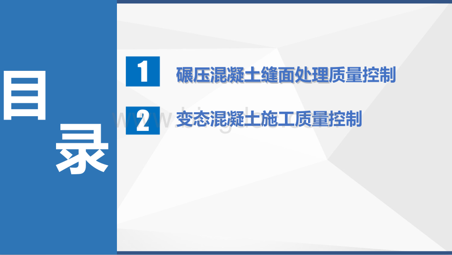 大学课程《水利水电工程施工质量监控基础》PPT教学课件：25-2碾压混凝土工程施工质量控制技术-缝面处理与变态混凝土施工质量控制.pptx_第2页