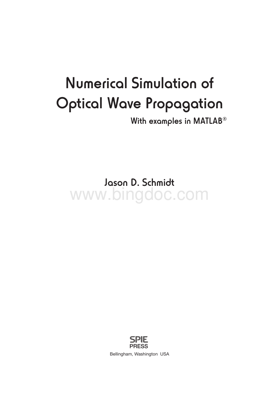 Numerical Simulation of Optical Wave Propagation with Examples in MATLAB.pdf_第3页